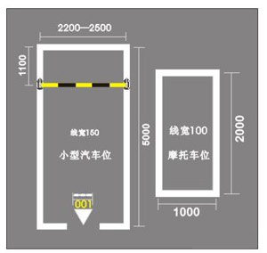 蘇州物業(yè)地下車庫劃線方案，地下車庫停車位劃線怎么施工？